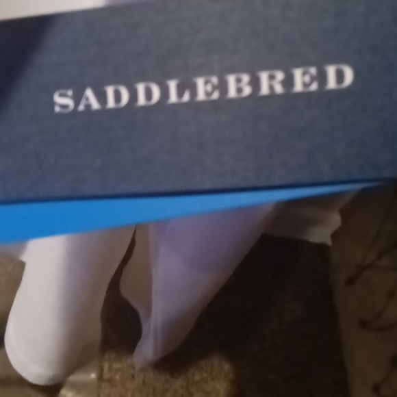 FINAL PRICE NWT SADDLEBRED ivory dish l/s flex carbon shirt Size Lrg - Picture 6 of 6